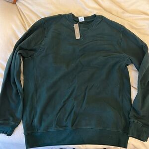 XLT - Green J Crew sweater.
